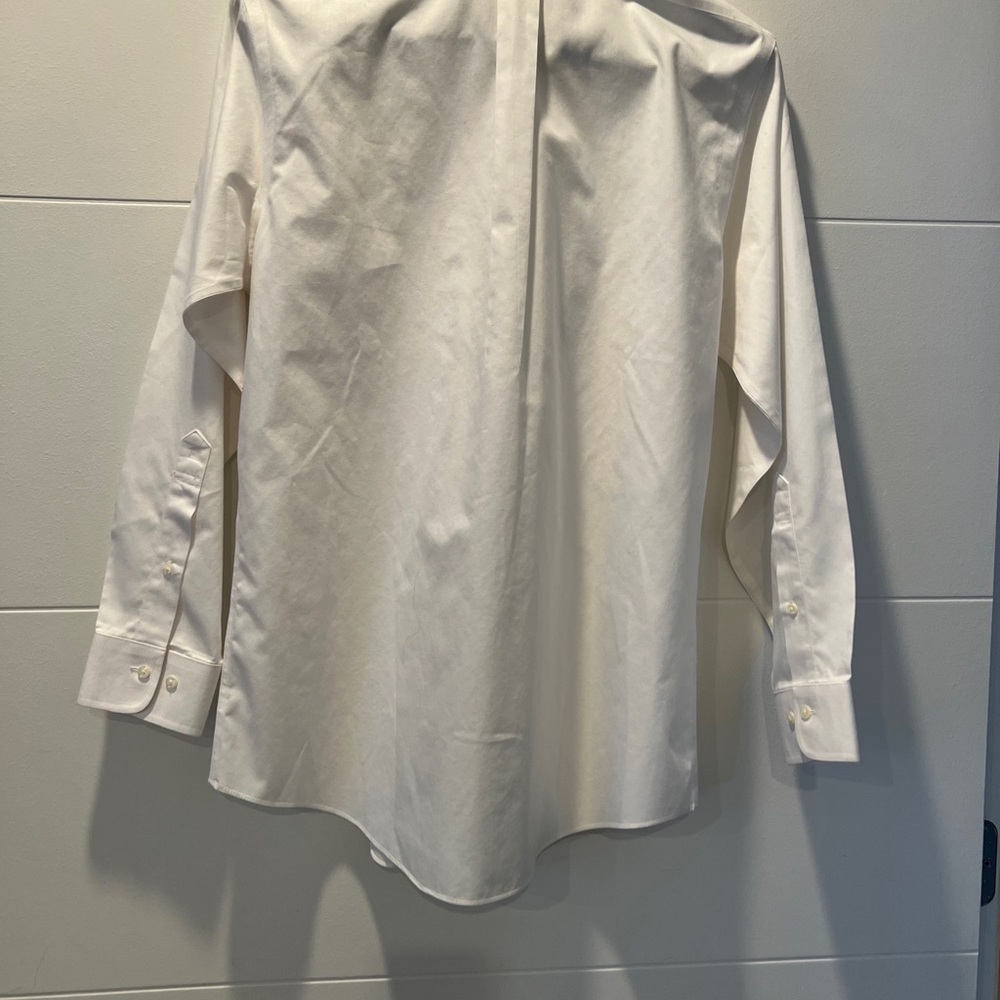 brooks brothers mens shirt 15 2/3 white nwot